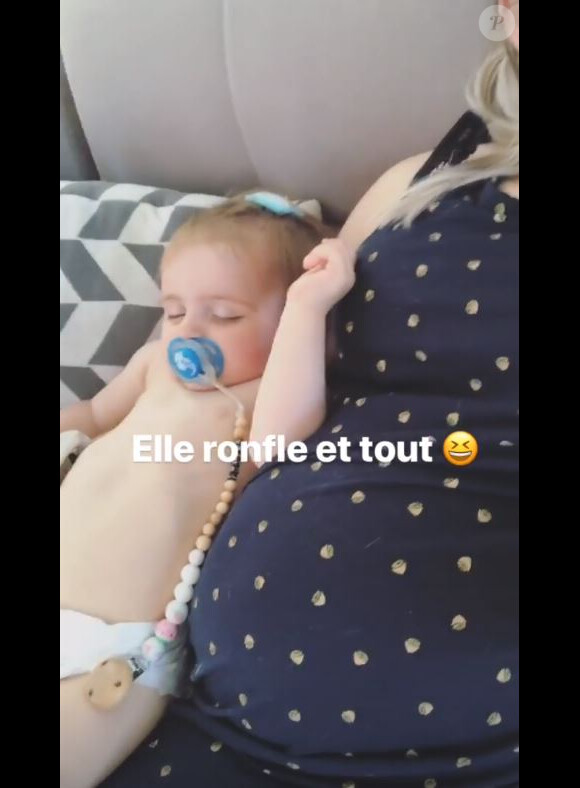 Louise, la fille d'Alexia Mori - Instagram, 12 juin 2018