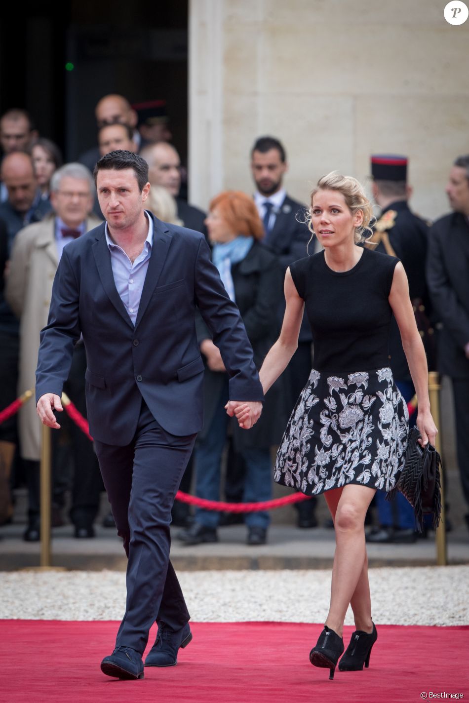 Tiphaine Auzière et son compagnon Antoine - Arrivées au ...