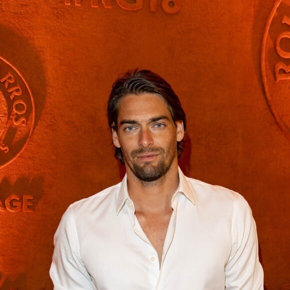 Camille Lacourt lors du dîner de la "Soirée Blanche" au bar Magnum du Village de Roland Garros à Paris, le 7 juin 2018. © Pierre Perusseau/Bestimage