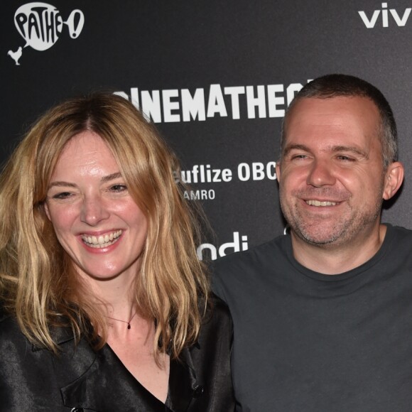 Kate Moran, Yann Gonzalez, Vanessa Paradis et Nicolas Maury - Avant-première du film "Un couteau dans le coeur" à la cinémathèque à Paris le 18 juin 2018. © Veeren-CVS/Bestimage