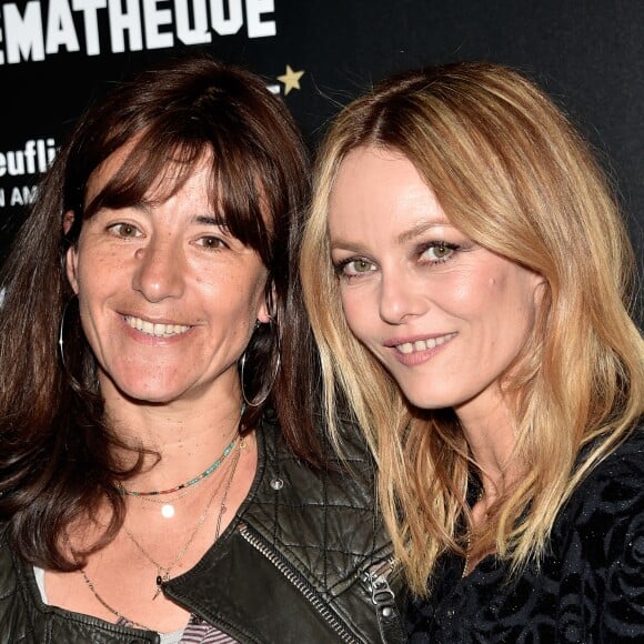 Romane Bohringer et Vanessa Paradis - Avant-première du film "Un couteau dans le coeur" à la cinémathèque à Paris le 18 juin 2018. © Veeren-CVS/Bestimage