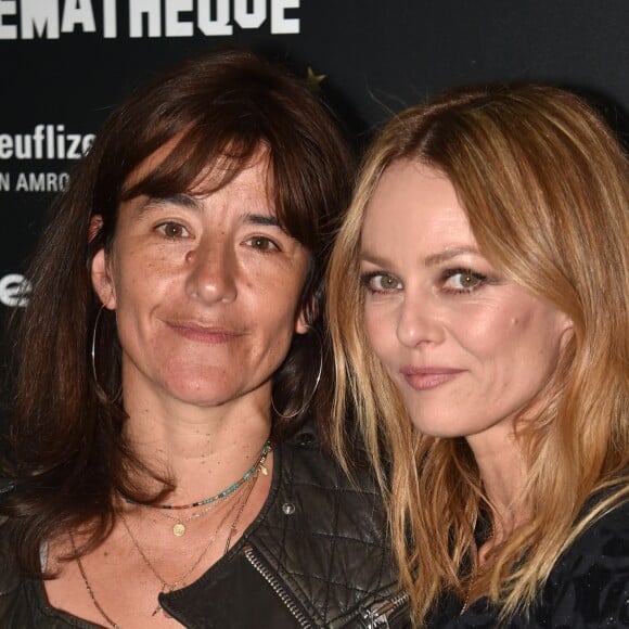 Romane Bohringer et Vanessa Paradis - Avant-première du film "Un couteau dans le coeur" à la cinémathèque à Paris le 18 juin 2018. © Veeren-CVS/Bestimage