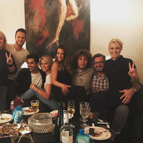 Olivier Minne et toute l'équipe de Danse avec les Stars - Instagram, 29 septembre 2017