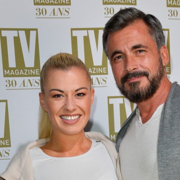 Exclusif - Katrina Patchett, Olivier Minne - Soirée d'anniversaire des 30 ans de TV Magazine au Pavillon des Champs-Elysées à Paris le 17 octobre 2017. © Coadic Guirec/Bestimage