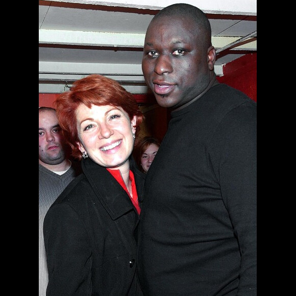 Mouss Diouf et Véronique Genest en 2003 à Paris.