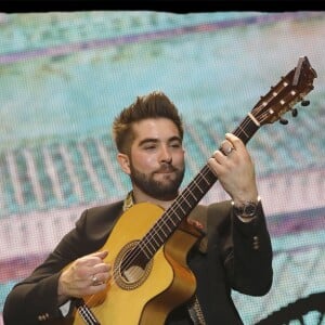 Exclusif - Kendji Girac lors de son dernier concert de sa tournée "Ensemble" à AccorHotels Arena (POPB Bercy) à Paris. Le 10 mars 2017 © Alain Guizard / Bestimage