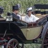 Meghan Markle, duchesse de Sussex - La famille royale d'Angleterre à son arrivée à Ascot pour les courses hippiques. Le 19 juin 2018