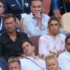 Hervé Renard et sa fille Candide Renard - Célébrités dans les tribunes lors du match de coupe du monde opposant la France au Danemark au stade Loujniki à Moscou, Russia, le 26 juin 2018. Le match s'est terminé par un match nul 0-0. © Cyril Moreau/Bestimage
