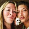 Loana et Mélanie Dedigama sur le tournage de "La Villa des coeurs brisés 4" - Instagram, juin 2018