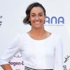 Caroline Garcia au photocall de la soirée "Woman's Tennis Association (WTA) on the Thames" à Londres, le 28 juin 2018.