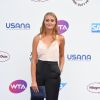 Kristina Mladenovic au photocall de la soirée "Woman's Tennis Association (WTA) on the Thames" à Londres, le 28 juin 2018.