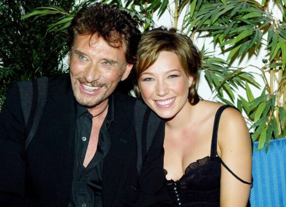 Johnny Hallyday et Laura Smet en 2003