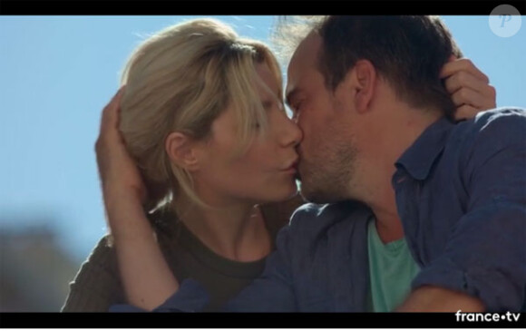 Jean-Paul Boher (Stéphane Hénon) et Ariane (Lola Marois) en couple dans "Plus belle la vie" sur France 3.