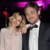 Semi-Exclusif - Tristane Banon et son compagnon Pierre Lefèvre à la soirée des parfums Caron "Pour un homme vous feriez quoi ?" au Théâtre du Renard à Paris le 22 mars 2017. © Ramsamy Veeren/Bestimage