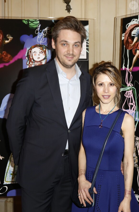 Tristane Banon et son compagnon Pierre Lefèvre - Gala 2018 d'Enfance Majuscule pour soutenir l'association dans sa lutte contre les maltraitances et les abus faits aux enfants, à la salle Gaveau, à Paris, France, le 26 mars 2018. © Marc Aussat-Lacroix/Bestimage