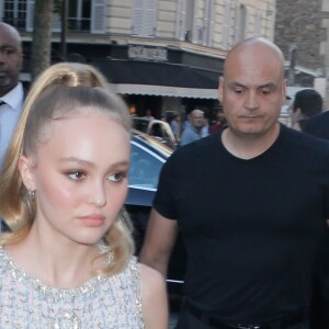 Lily-Rose Depp - Dîner de la Vogue Foundation 2018 au Musée Galliera à Paris, le 3 juillet 2018. © Veeren/CVS/Bestimage