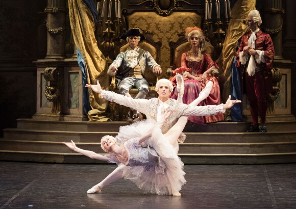 Exclusif - Germain Louvet, danseur étoile de l'Opéra de Paris, et Svetlana Zakharova du Bolchoï à La Scala de Milan, le 26 mai 2018 © François Roelants / Bestimage