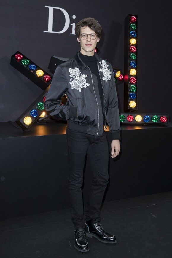 Germain Louvet au défilé Dior Homme automne-hiver 2018-2019 au Grand Palais à Paris, le 20 janvier 2018. © Olivier Borde/Bestimage