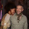 Tina Kunakey et son compagnon Vincent Cassel à la soirée Jean-Paul Gaultier "Scandal Discothèque" Party organisée à la Fondation Dosne-Thiers à Paris, le 4 juillet 2018. © Denis Guignebourg/Bestimage