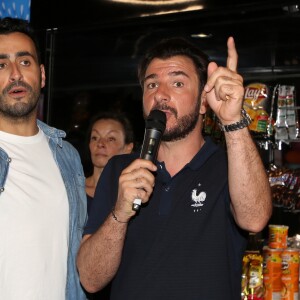 Jonathan Cohen et Michaël Youn - Lancement de la fête du Cinéma à Paris le 1 Juillet 2018. © Denis Guignebourg/Bestimage