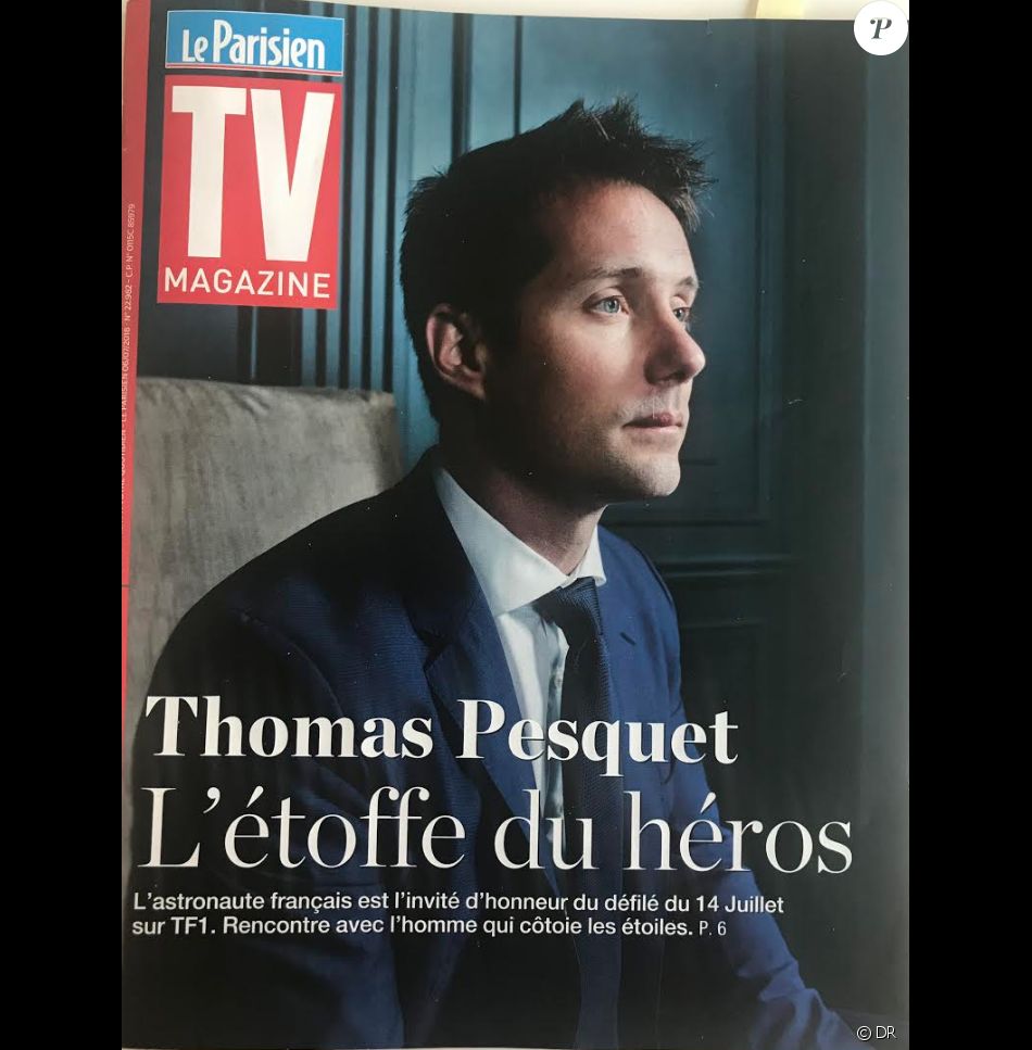 Thomas Pesquet en couverture du TV Magazine, en kiosques ...