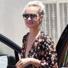 Semi-exclusif - Laeticia Hallyday se rend chez le coiffeur au salon "Mèche" à Beverly Hills le 21 juin 2018.