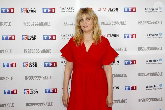 Emmanuelle Seigner - Avant-première de la série "Insoupçonnable" au Pathé-Bellecour à Lyon. Le 7 juin 2018
