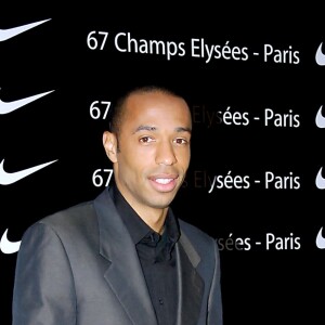 Thierry Henry - Soirée d'inauguration du magasin Nike sur les Champs-Elysées, Paris, le 12 décembre 2005.