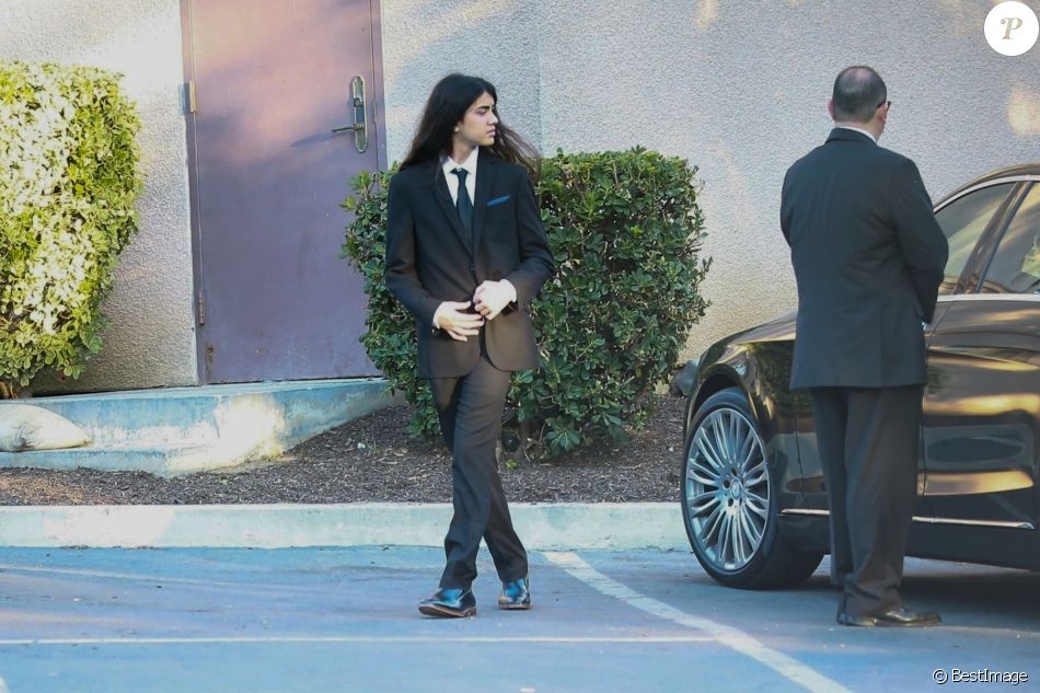 Blanket Jackson Exclusif Obsèques de Joe Jackson à Pasadena, le 2