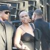 Stevie Wonder et sa femme Tomeeka Robyn Bracy - Exclusif - Obsèques de Joe Jackson à Pasadena, le 2 juillet 2018