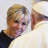 Brigitte Macron - Le président de la République française et sa femme rencontrent le pape François au Vatican le 26 juin 2018. © Cristian Gennari /News pictures / Bestimage