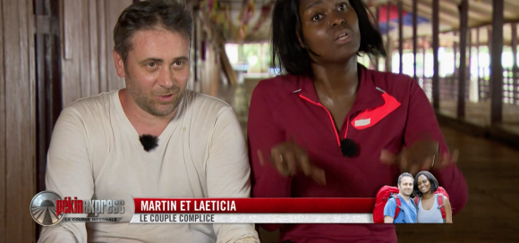 Martin et Laeticia dans l'épisode 1 de "Pékin Express : La Course infernale" sur M6.