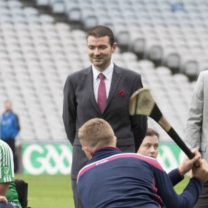 Le prince Harry, duc de Sussex et sa femme Meghan Markle, duchesse de Sussex assistent aux jeux gaélique à Croke Park à Dublin le 11 juillet 2018