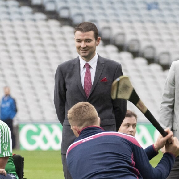 Le prince Harry, duc de Sussex et sa femme Meghan Markle, duchesse de Sussex assistent aux jeux gaélique à Croke Park à Dublin le 11 juillet 2018