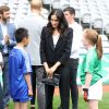 Le prince Harry, duc de Sussex et sa femme Meghan Markle, duchesse de Sussex assistent aux jeux gaélique à Croke Park à Dublin le 11 juillet 2018
