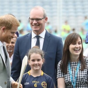 Le prince Harry, duc de Sussex et sa femme Meghan Markle, duchesse de Sussex assistent aux jeux gaélique à Croke Park à Dublin le 11 juillet 2018