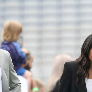 Le prince Harry, duc de Sussex et sa femme Meghan Markle, duchesse de Sussex assistent aux jeux gaélique à Croke Park à Dublin le 11 juillet 2018