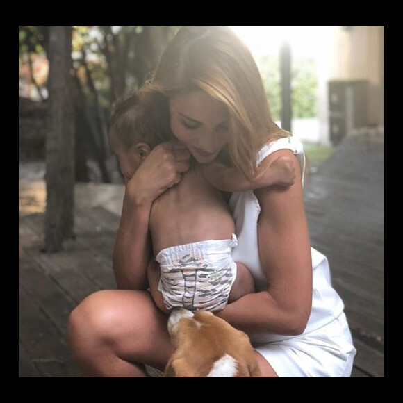 Ariane Brodier, jeune maman - Instagram, juillet 2018