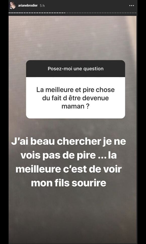 Ariane Brodier répond aux questions des internautes sur Instagram - Instagram, 12 juillet 2018