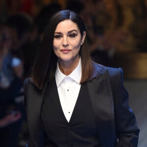 Monica Bellucci lors du défilé Dolce&Gabbana pendant la Fashion Week Printemps / Été 2019 homme de Milan, Italie, le 16 juin 2018.