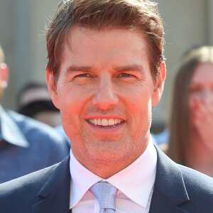 Tom Cruise à l'avant-première mondiale de "Mission: Impossible Fallout" sur la place du Trocadéro à Paris, le 12 juillet 2018. © Coadic Guirec-Denis Guignebourg/Bestimage