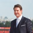 Tom Cruise à l'avant-première mondiale de "Mission: Impossible Fallout" sur la place du Trocadéro à Paris, le 12 juillet 2018. © Coadic Guirec-Denis Guignebourg/Bestimage