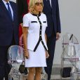Brigitte Macron - Défilé militaire du 14 Juillet sur les Champs-Elysées à Paris © Pierre Perusseau / Bestimage