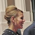 Laura Tenoudji et son mari Christian Estrosi, le maire de Nice - Le premier ministre Edouard Philippe à Nice à l'occasion de la cérémonie du 14 juillet 2018 sur la place Masséna à Nice en hommage aux victimes de l'attentat du 14 juillet 2016. Nice le 14 juillet 2018 © Pierre Rousseau / Pool / Bestimage