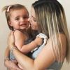 Alexia Mori enceinte avec sa fille Louise - Instagram, 15 juillet 2018