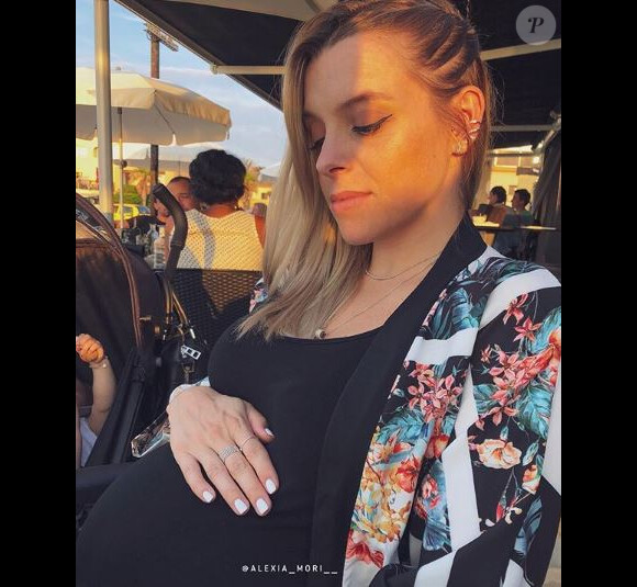 Alexia Mori lors de sa deuxième grossesse - 24 juin 2018, Instagram