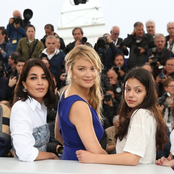 Marina Foïs, Leïla Bekhti, Gilles Lellouche, Virginie Efira, Noée Abita, Mélanie Doutey - Photocall du film "Le grand bain" au 71ème Festival International du Film de Cannes, le 13 mai 2018. © Borde / Jacovides / Moreau / Bestimage