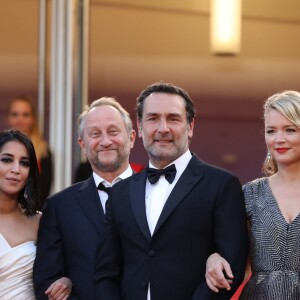 Guillaume Canet, Leïla Bekhti, Benoit Poelvoorde, Gilles Lellouche, Virginie Efira, Marina Fois - Montée des marches du film " Le Grand Bain " lors du 71ème Festival International du Film de Cannes. Le 13 mai 2018 © Borde-Jacovides-Moreau/Bestimage