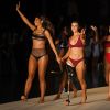 Final du défilé Sports Illustrated Swimsuit à la Paraiso Fashion Fair avec l'athlète paralympique Brenna Huckaby. Miami, le 15 juillet 2018.