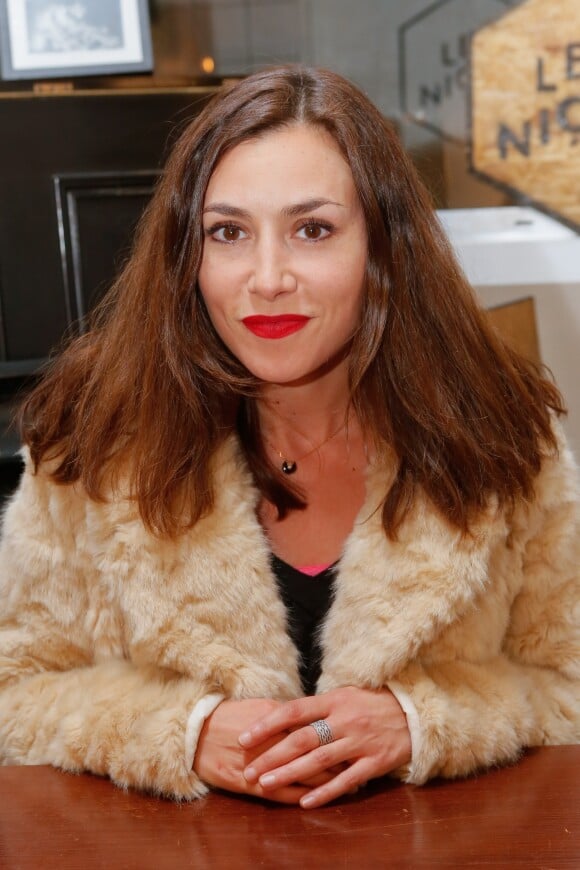 Exclusif - Olivia Ruiz - Les artistes se mobilisent pour sauver le festival LE MAS lors du tournage d'un clip au restaurant Les Niçois à Paris le 11 mars 2015.